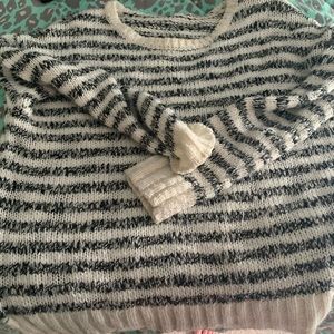 Striped Black and White Sweater